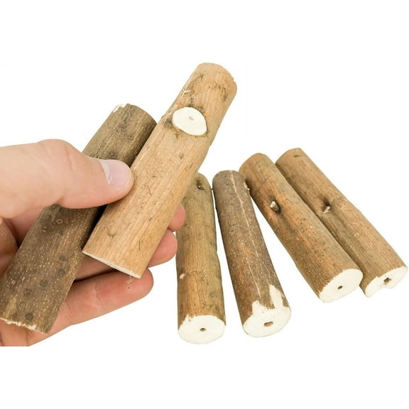 Bonka Bird Toys 1211 Pk6 Natural Bark Sola Sticks