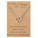 thumbnail image 4 of Collares huecos de plata con forma de corazón. Tarjetas para el Día de la Madre., 4 of 5