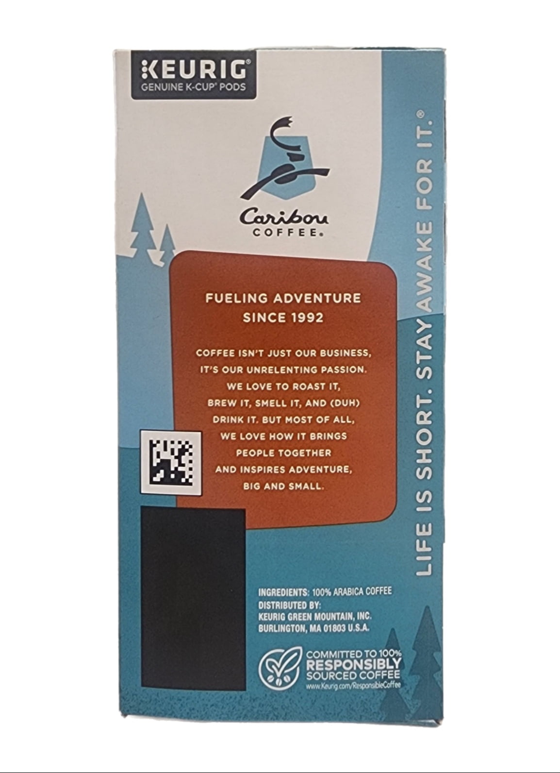Caribou Coffee Caribou Blend Decaf Coffee K-Cups, 96/Carton