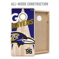 thumbnail image 4 of YouTheFan NFL Baltimore Ravens 2' x 4' Cornhole Game, 4 of 6