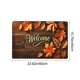 thumbnail image 3 of Fall Pumpkin Maple Leaves Floor Mat Halloween Thanksgiving Decorative Floor Mat Bathroom Kitchen Mat Porch Carpet Long Strip Foot Mat Entrance Mat, 3 of 6