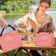 thumbnail image 4 of Bolsa térmica aislante para almuerzo para mujer y hombre | Lonchera reutilizable de alta capacidad con forro de papel aluminio | Térmica, a prueba de fugas | Bolso portátil para trabajo, oficina, 4 of 6