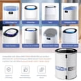 thumbnail image 3 of Max/Mage/Mage Pro HEPA Replacement Filter for Afloia MAX/MAGE/MAGE PRO Air Purifier,3-in-1 H13 True HEPA High-Efficiency Activated Carbon Filter,2 Pack, 3 of 5