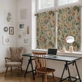 thumbnail image 5 of Vintage Spring Floral Kitchen Curtains 54 Inch Length, Farmhouse Flowers Green Vintage Tiers Curtains for Bathroom Bedroom Cafe, Light Filtering Small Window Treatment Short Drapes 2 Panels 42"Wx54"L, 5 of 8