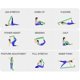 thumbnail image 4 of 12-segment Nylon Yoga Tension Belt Yoga Supplies One-word Horse Split Chrysanthemum Rope Stretching Auxiliary Belt Tension Belt-fitness Stretching Str, 4 of 5
