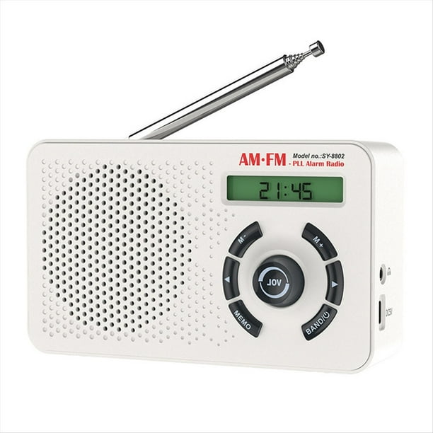 Receptores de Radio Digitales FM/AM/SW con Altavoz Bluetooth Portátil, de Radio Estéreo de Alta Fidelidad de 3 W y Bandas.