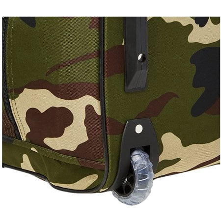Rockland Adult Adjustable, Shoulder Strap, Handle, Pockets, Wheeled Travel Duffle Bags, Other