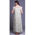 thumbnail image 4 of Bimba Robe de Nuit Imprimée pour Femmes en Rayonne Longue Robe de Nuit, 4 of 4