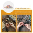 thumbnail image 2 of Shisuyan Clay Bead Charms Polymer Clay Flat Beads Assorted Color 1 Bag for Jewelry Making, 2 of 8