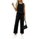 thumbnail image 2 of Conjunto de ropa de verano WIHOLL de dos piezas para mujer, color negro XL, 2 of 5