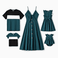 thumbnail image 6 of PatPat Family Matching Outfits Mommy and Me Cami Dresses and Short-sleeve Tee Sets for Men, 6 of 7