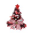 thumbnail image 3 of Sombrero para de Navidad Decorativo Adorno de Navidad Gorra Festiva para Decoración Sombrero con Lazo No Tejido Función Ornamentación Adecuado Lazo rojo, 3 of 8