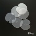thumbnail image 3 of 25 Pcs de Protections Thermiques pour Extensions de Cheveux, Bouclier Circulaire à Trou Unique, Gabarit d'Espacement Rond, Protecteur de Colle Transparent pour Extension de Cheveux, 3 of 5