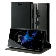 Roxfit Sony Xperia XZ2 Standing Book Case (Black)