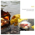 thumbnail image 4 of PTOOTP Yellow Cowhide Barbecue Gloves, 1 Pair BBQ Mitts for Grilling and Cooking, 4 of 8