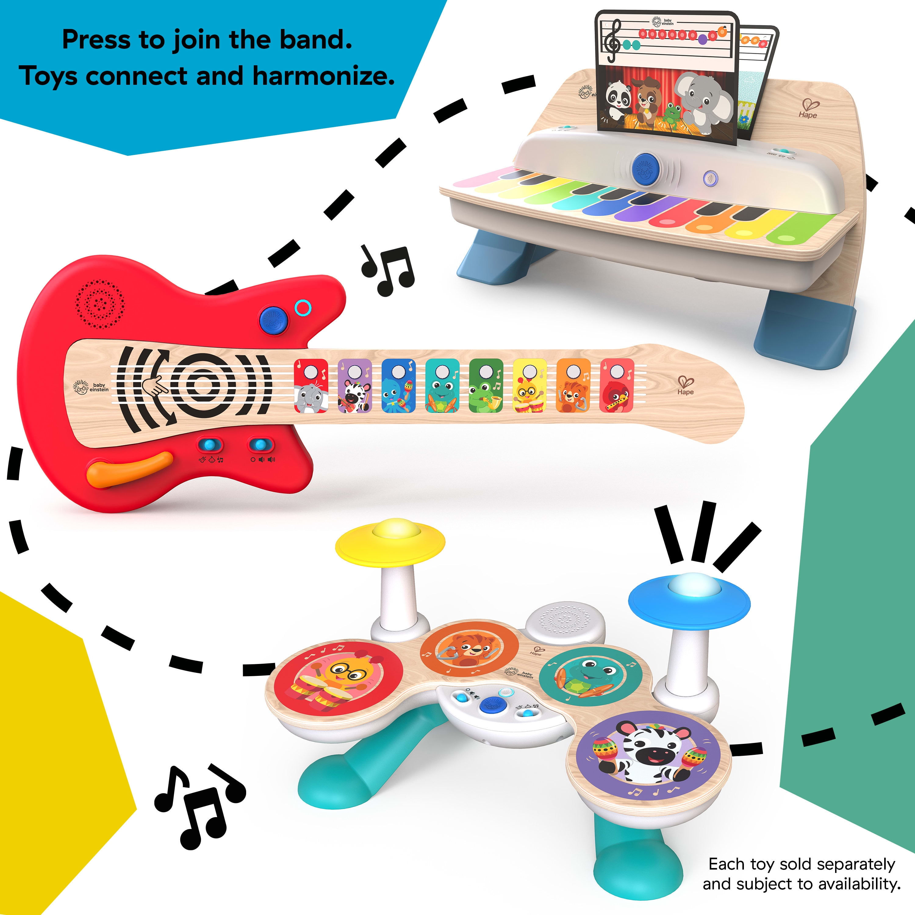 HAPE x BABY EINSTEIN Piano & Guitar Set – Kids Wonder Toys