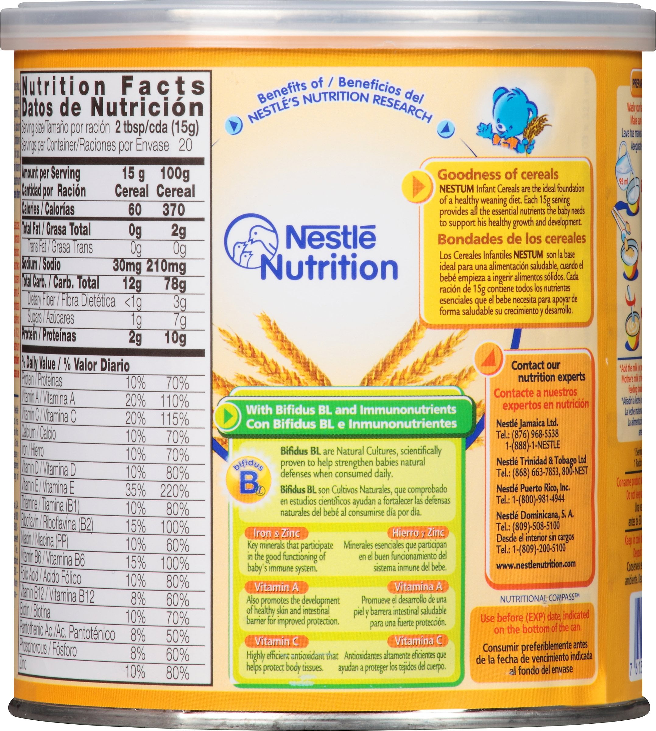 nestle nestum 5 cereals infant cereal