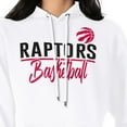 thumbnail image 3 of Women's G-III 4Her by Carl Banks White Toronto Raptors Graphics Fleece Pullover Hoodie, 3 of 3