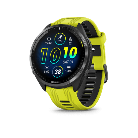 Garmin Forerunner® 965 Running Smartwatch, Colorful AMOLED , Training Metrics and Recovery Insights, Amp Yellow and Black