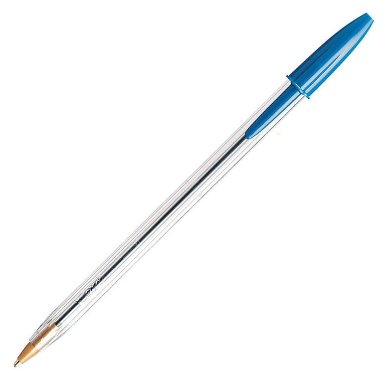 BIC MSP101-Blu Cristal Xtra Smooth Ball Pen, Medium Point 1.0 mm, Blue,  10-Count