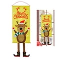 thumbnail image 4 of Christmas Banner Window Sign Christmas Window Flag Polyester Decorative Decorative Banner Polyester Banner for Shop Bar Hotel, Animal, 4 of 8