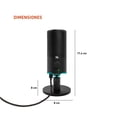 thumbnail image 5 of Micrófono JBL Quantum Stream USB A Negro, 5 of 5