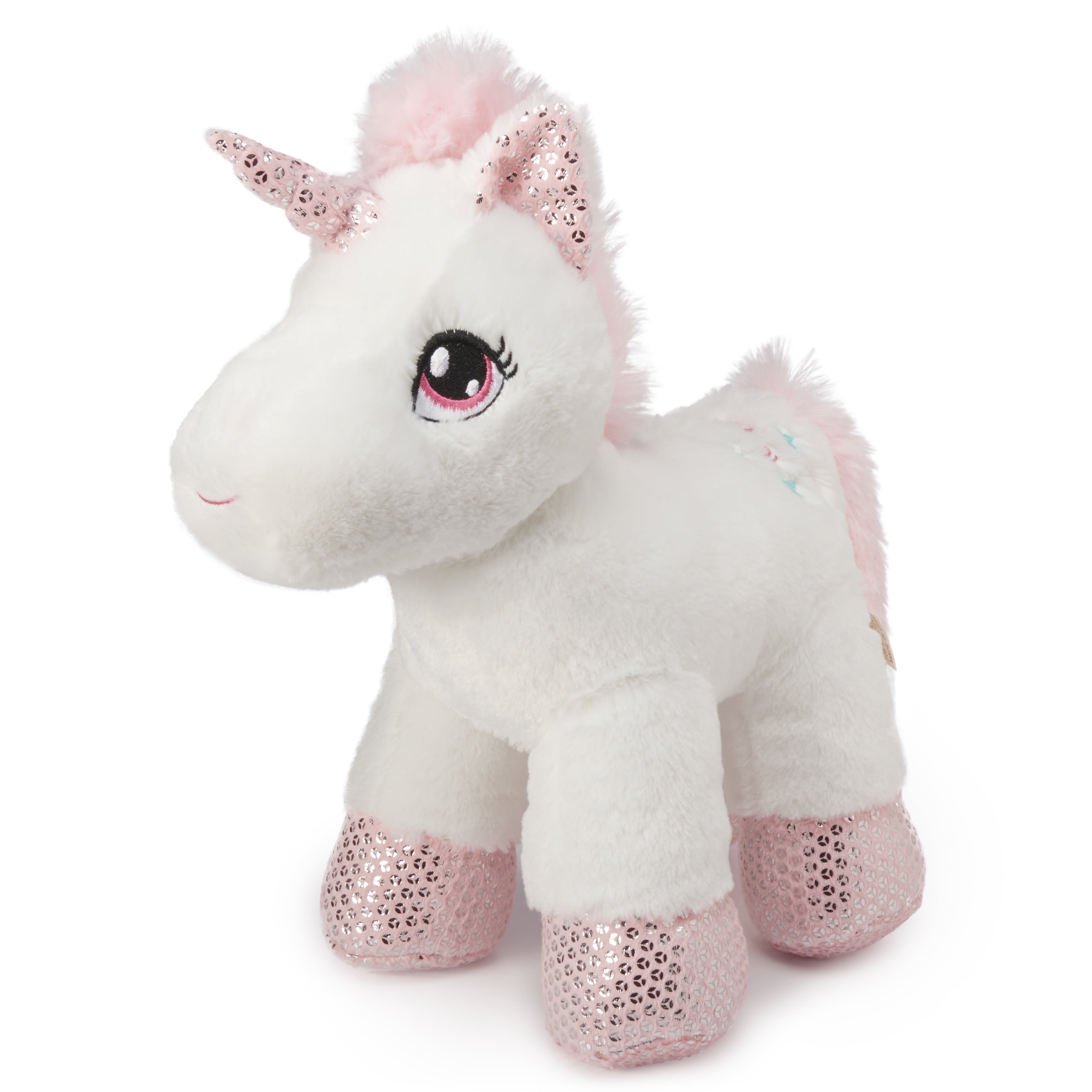 WAY TO CELEBRATE! - Way To Celebrate 13&quot; Standing Unicorn Plush Toy, Pink - Walmart.com