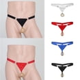 thumbnail image 4 of Prettyia Men G-String T Back con de Ropa interior Ropa de dormir Negro Colcomx Thong Underwear Men, 4 of 6