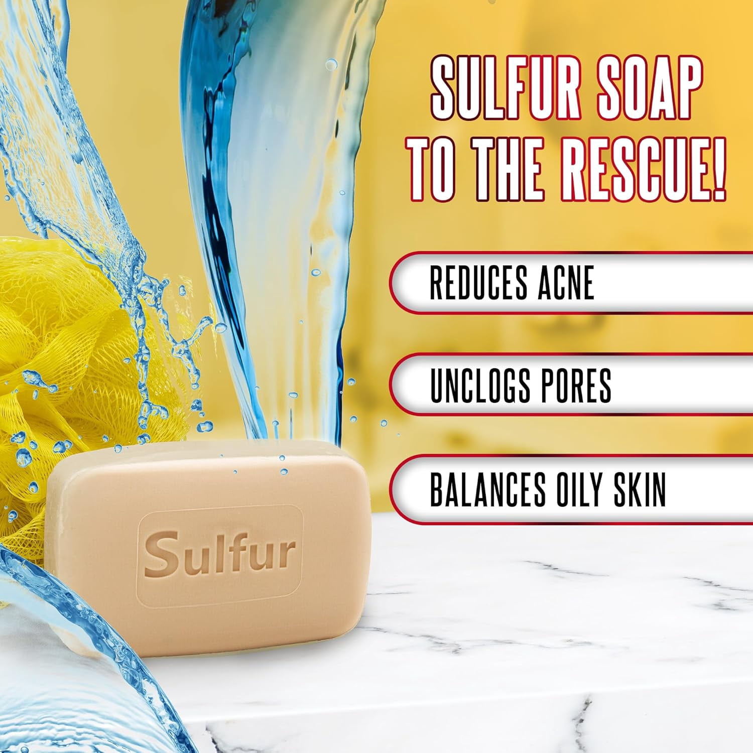 (2 pack) Grisi Soap Bio Sulfur 4.4 Oz