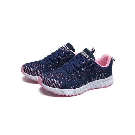 

Eloshman Women s Fashion Sneakers Wide Width Sneakers Walking Running Comfort Non slip Sport Shoes White