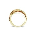 thumbnail image 4 of 2.12 Carat (Ctw) Citrine and Garnet Ring in Yellow Plated Sterling Silver for Women, 4 of 6