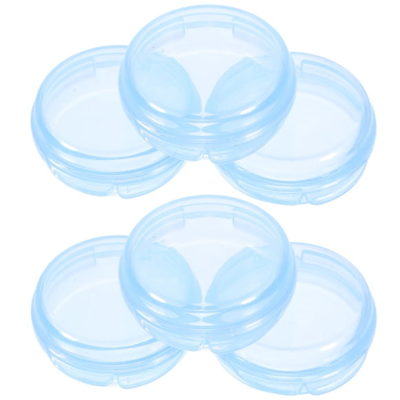 KAKOWELY pill organizer small 6Pcs Pill Organizer Portable Pill Box Portable Travel Pill Box Portable Pill Box Organizer for Travel1.65"X1.57"X0.59"