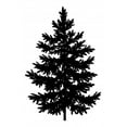 thumbnail image 2 of Christmas Spruce Fir Tree Wall Mural by Wallmonkeys Peel and Stick Graphic (24 in H x 16 in W) WM132667, 2 of 4