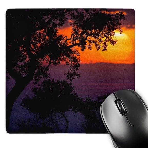 3dRose, Africa. Tanzania. Colorful setting sun, Serengeti National Park., MousePad