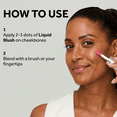 thumbnail image 6 of No7 Liquid Blush Radiant Finish Blendable Coral 0.20 fl oz, 6 of 9