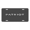 Jeep Patriot on Front Mesh Grill Graphic Special Aluminum Metal License Plate