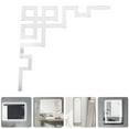 thumbnail image 2 of Miangastore 12pcs Durable And Lightweight Acrylic Mirror Wall Corner Stickers For Living Room Background Decoration Mirron Sticker For Home Decor, 2 of 8