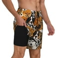 thumbnail image 3 of Haiem Dogs Different Breeds Men'S Quick-Dry Swim Trunks: Comfortable Beach Shorts With Mesh Lining And Pockets - Ideal For Swimming And Sunbathing X-Large, 3 of 9