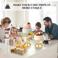 thumbnail image 6 of 11 Pcs Gold Cake Stand Set with Cupcake Risers and Serving Tools for Dessert Table, 6 of 6