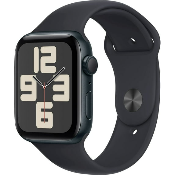 Restored Apple Watch SE 2 44mm Midnight Aluminum - Midnight Sport Band MRE93LL/A (Refurbished)