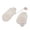 White, variant on Warm Gloves Knitted Warm Finger Hugging Fingerless Gloves Stretchy Snow Mittens Black One Size
