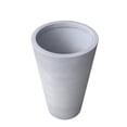 thumbnail image 4 of LeisureMod Pebble Series Poly Stone Planter 23.6." Dia 31.5" High in Grey, 4 of 6