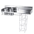 thumbnail image 3 of Storage Shelf,304 Stainless Steel Wall-Mounted Stainless Steel Storage Rack Kitchen Storage Rack Built for Professionals, 3 of 8