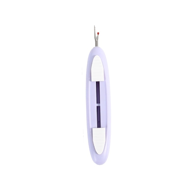 2-in-1 Automatic Needle Threader and Seam Ripper Tool, Quick Needle Threaders for Hand Sewing, Fast Threading & Seam Removal Tool for DIY Crafts and Repairs Embroidery Floss, 1 Pcs, 4.3x0.98"(B)