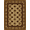 Brown, Pattern 2, variant on ODIKA Cheetah Dual Cute Leopard Spots Stripe Print Cheeta Antelope Stain Resistant Flatwoven for Entryway, Kitchen, Mudroom