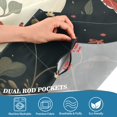 thumbnail image 5 of Yayeee Kitchen Curtains Tier Set of 2 Light Filtering 57"x36" Over Sink Window Panels, Happy Ghost, 5 of 7