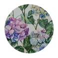 thumbnail image 2 of Acheng  Fitted Round Tablecloth with Elastic Edge Wipe Clean Hydrangea Watercolor Flowers Table Cloth for Outdoor/Indoor Use,Fits Round Tables Diameter 44x44in, 2 of 7