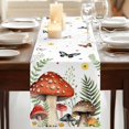 thumbnail image 3 of Table Runners 108 Inches Long Dress Scarves, Spring Mushrooms Farmhouse Coffee/Dining/Kitchen Table Runner for Living Room, Farmhouse Pastoral Botanical Watercolor 13x108 Inch, 3 of 9