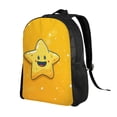 thumbnail image 2 of Balery Happy Cartoon Star Mochila - Mochila Estilosa y Duradera para Laptop de 15 Pulgadas con Tela Oxford Impermeable, 2 of 8