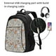 thumbnail image 2 of Balery Funny Chicken Mochila con carga USB para hombre y mujer - Mochila impermeable y antirrobo para portátil con puerto USB para viajes, trabajo, estudios y universidad, 2 of 7